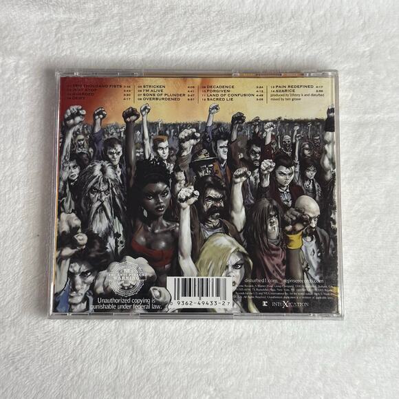 Disturbed Ten Thousand Fists CD • 2005 Album • Metal • Complete & Tested - Picture 2 of 7